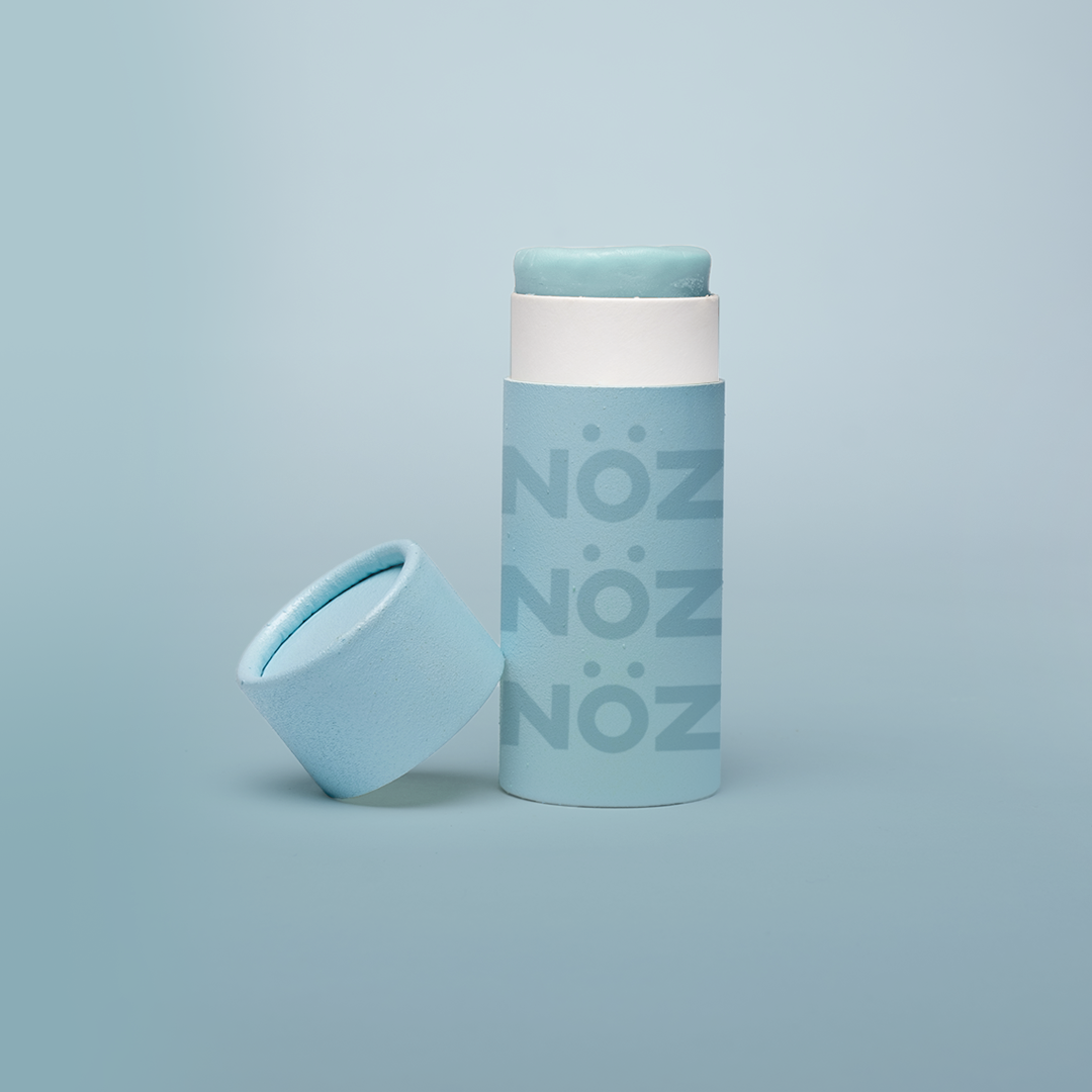  Front facing view  of Noz Teal travel facial moisturizing Sunscreen with SPF protecion